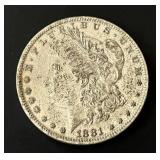 1881-O Morgan Silver Dollar