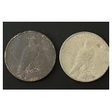 Pair of 1923 Peace Dollars