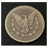 1887 Morgan Silver Dollar
