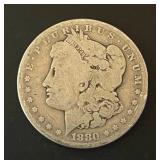 1880-O Morgan Silver Dollar