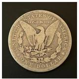 1880-O Morgan Silver Dollar