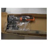 WEN 10236F2 Quick-Adjust 36-Inch Steel Bar Clamps with 2.5-Inch Throat and Micro-Adjustment Handle, Two Pack