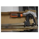 WEN 10236F2 Quick-Adjust 36-Inch Steel Bar Clamps with 2.5-Inch Throat and Micro-Adjustment Handle, Two Pack