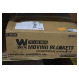 WEN 272406 72-Inch by 40-Inch Heavy Duty Padded Moving Blankets, 6-Pack