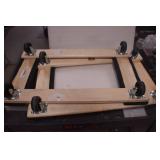 WEN 721830 1320-Pound Capacity 18-by-30-Inch Hardwood Mover’s Dolly, 2-Pack