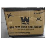 WEN DC3401 5.7-Amp 660 CFM Rolling Dust Collector with 12-Gallon Bag and Optional Wall Mount