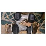 Lot of a Pair of 40LB Rubber Hex Dumbbells (NEW)
