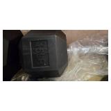 Lot of a Pair of 15LB Rubber Hex Dumbbells (NEW)