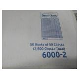 Case of Pro Source 2500 Guest Check...