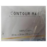 3 piece Shaggy Ruggled Border Bath ...