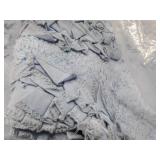 3 piece Shaggy Ruggled Border Bath ...