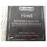 Hotel Reversible Bath Rug 21 x 34";...