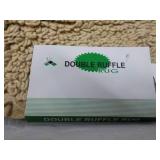 Double Ruffle Bath Rug 24 x 40"; ne...