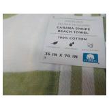 Oversized Velour Jacquard Cabana St...