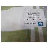 Oversized Velour Jacquard Cabana St...