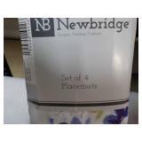 Bridge 4 pc Placemats; new from JCP...