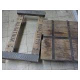 2 Wood Dollies - 2 sizes...