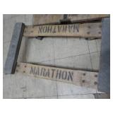 2 Wood Dollies - 2 sizes...