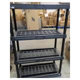 4 Shelf Plastic Shelving...