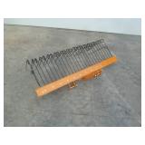 Wolverine 3 Point Tine Beach Comb/Yard Rake 60"