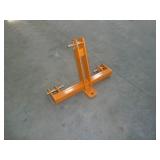 Wolverine 3 Point Flat Hitch  Receiver Angle Back 3rd link