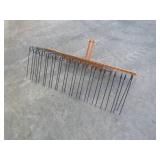 Wolverine 3 Point Tine  Beach Comb/ Yard Rake 60"