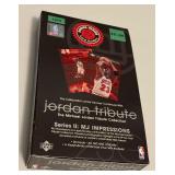 Michael Jordan Tribute Series II: MJ Impressions 30 Card Baseketball Ser In Box
