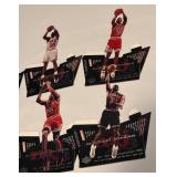 Michael Jordan Standup 6 Championship Upper Deck Card Set