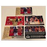 (5) Michael Jordan Limited Edition Oversized Basketball Cards