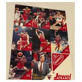 Michael Jordan Chicago Bulls 1996 NBA Hoops Jewel Osco Nabisco Team Card Set