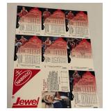 Michael Jordan Chicago Bulls 1996 NBA Hoops Jewel Osco Nabisco Team Card Set