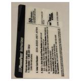 Michael Jordan RARE Jumbo World Com Calling Card 1996 in Promo Folder, NEW!