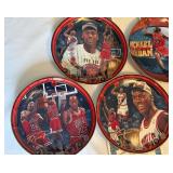 Michel Jordan 5 Bradford Exchange Limited Edition Basketball Plate Set