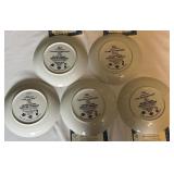 Michel Jordan 5 Bradford Exchange Limited Edition Basketball Plate Set