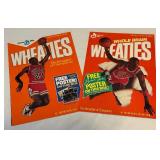 (2) Michael Jordan Wheaties Basketball Posters
