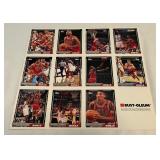 Michael Jordan Rustolem 1992 Topps Chicago Bulls Team Card Set