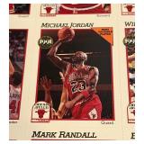 Michael Jordan Kodak Osco Drug 1991 NBA Hoops Chicago Bulls Team Card Set