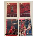 4 Card Michael Jordan Basketball Card Lot - #4