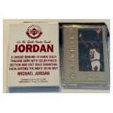 Michael Jordan 22kt Gold Card Limited Edition /10,000  1995-96 Upper Deck MVP Basketball Card