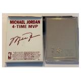 Michael Jordan 22kt Gold Card Limited Edition /10,000  1995-96 Upper Deck MVP Basketball Card