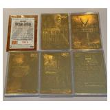 Michael Jordan Limited Edition 5 Card 23kt Gold Retirement Set 1999 Fleer
