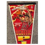 Scottie Pippen Chicago Bulls Basketball Pennant