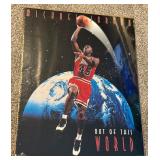 Michael Jordan "Out of This World" Basketball Poster
