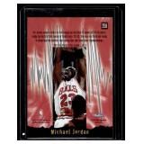 Michael Jordan Earth Shakers Insert 1996 NBA Hoops #358 Basketball Card