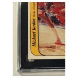 Michael Jordan RC 1986 Fleet Sticker #8 SGC Graded 4.5 - SECOND MOST ICONIC BASKETBALL ROOKIE CARD OF ALL TIME!!