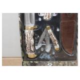 Mossy Oak Stag Finish Knife Set