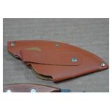 Rolled Carbon Steel Finger Hole Hunting Knife