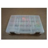 Tackle Tray with Assorted Ice Fishing Tackle