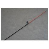 Graphite Ice Fishing Rod with Red Wolf Reel