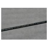 Graphite Ice Fishing Rod with Red Wolf Reel